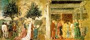 Piero della Francesca Adoration of the Holy Wood and the Meeting of Solomon and the Queen of Sheba oil on canvas
